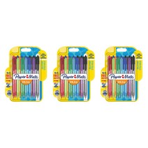 페이퍼메이트 잉크조이 노크식 똑딱이 볼펜 1.0 mm 10색 (20입 X3개) PaperMate Retractable Ballpoint Pen