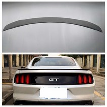 포드 머스탱을위한 스포일러 - 2018 abs 테일 윙 장식, 유광 블랙