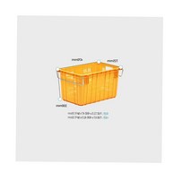 표고버섯농장 새송이버섯 대형운반박스 특대 수박농장, 운반바구니특대 노랑