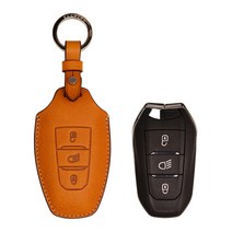 에첼소 [에첼소]푸조508GT 스마트키케이스 Peugeot508GT Smart Key Case, 머스타드(Mustard)