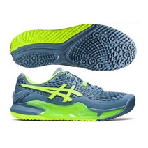 아식스 남자 테니스화 젤레졸루션9 OC 1041A377-400 옴니클레이