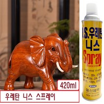 우레탄니스 목재광택 금속광택 마루광택 가구광택제 간편한 스프레이 광택제, 1개