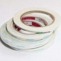 초강력 수광양면테이프 5mm 7mm 10mm 부자재 테이프 강력접착력 접착테이프 얇은접착양면테이프 리본공예재료