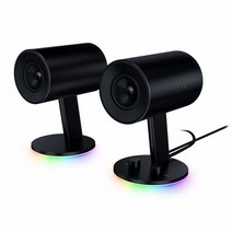 Razer Nommo Chroma 2.0 유선 게이밍 스피커 블랙