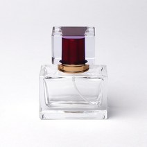 새로핸즈 스크류 타입 유리 향수공병 스퀘어 레드캡 30ml, 단품