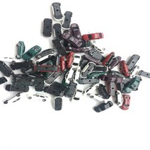모형 피규어 배 비행서 선박30pcs 혼합 n 규모 기차 모델 철도 레이아웃 자동차, 90개