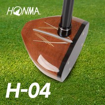 (혼마일본직수입정품) H-04 파크골프 클럽, 브라운 85cm