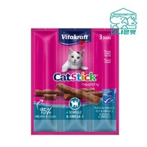고양이간식 비타크래프트 캣스틱 가자미&오메가 3개입