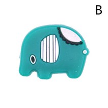 댐프너 1pc 고무 만화 테니스 라켓 진동 완충기 테니스 라켓 충격 흡수 장치, 초록