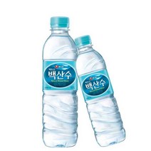[모비딕컴퍼니] 페트워터 워터 스파크생수 무라벨워터 먹는생수 생수 가정용생수 마시는샘물, 잇★ 백산수 500ml 20개입 생수 물, [좋아요]