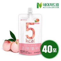 네이처드림 맛있게 배부른 곤약젤리 복숭아 130g x 20포 x 2박스, 단품, 단품