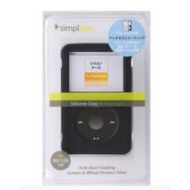 아이팟클래식 ipod classic3 generation 160gb 실리콘 보호 mp3, 블랙 참고: 단순 패키지 배송 필름