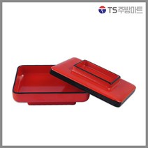 칠기 [돌산멜라민]사각장어덮밥, 하 (DS-6389), 1개