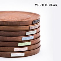 버미큘라 마그넷 트리벳 자석 냄비받침 22cm 월넛, 색상:스톤