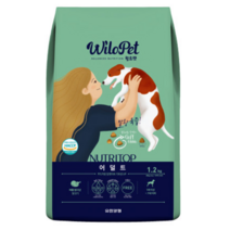 월로펫 뉴트리탑 (어덜트) 1.2kg 강아지사료/말랑말랑한사료
