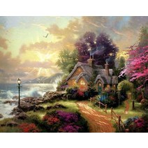 달항아리그림 사진인화 GATYZTORY 40x50cm Frameless 그림 자연 풍경 홈 장식 DIY 독특한 선물, 13 238_05 50x65cm diy frame