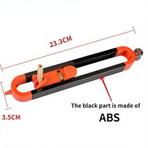 불규칙 형틀 게이지 잠금 장치가 있는 프로파일 스크라이빙 눈금자 윤곽 조정 가능한 정밀 목공 측정 도구, 1.Without pen