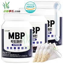 HACCP 식약처 인증 mbp 뉴질랜드산 락토페린 네덜란드산 퀄리고트 산양유단백분말 아미노산스코어 112점 미국산 분리유단백 MBP락토페린 유단백추출물 +슈퍼푸드.com연자육티백, 3세트, ( 통 500g + 1g )