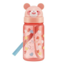 스케이터 크레용베어 스트로물통, 핑크, 350ml
