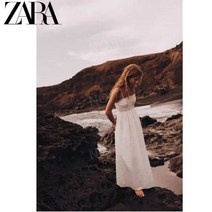 ZARA 화이트 끈나시 원피스