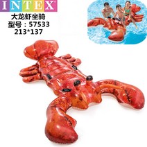 수상 악어 거북이 상어동물 동물 비행기를 좋아하는 아이들을 위한 비행기 물놀이 튜브 물총 포함, AL.2인용 바닷가재