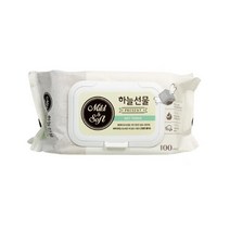 안심 성분 물티슈 100매 캡형 아기물티슈 유아물티슈