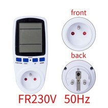ac power energy meter 디지털 전력계 kwh 와트 볼트 amp time 전기 비용 역률 모니터 소켓 분석기 220v eu, CN, FR Plug