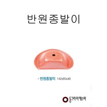 동그라미캐스터 파렛트 종발 142파이 반원종발