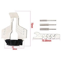 체인톱 연삭기 소형 전기톱 전기 톱 샤프닝 어태치먼트 도구 키트 그라인더 폴리싱 세트 체인 툴, 01 Black