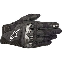 Alpinestars 블랙/화이트 Sz L 알파인스타 SMX-1 에어 V2 통기성 가죽 오토바이 장갑, 3X-Large
