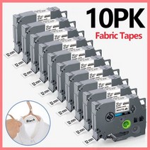 라벨기 라벨 프린터 231 메이커 100 자동 절단 기계 교체 테이프, 10PK-Fabric Tape 2+미국 플러그