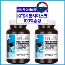 스카이 맥스 멀티비타민 앤 미네랄 SKY MAX 학생 청소년 수험생 종합영양제 3개월분 90캡슐 22가지 영양성분 식약처 인증 건강기능식품, 2박스(180캡슐)