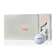 혼마 투어월드우레탄 골프공 TW X 3피스 42mm 12p, 화이트, 1개