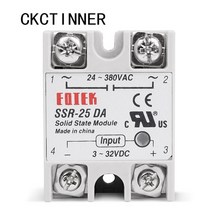 무접점 릴레이 1pcs 솔리드 스테이트 릴레이 SSR-25da 25a SSR-10da SSR-40da 5-24vdc ac