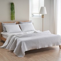 [머쉬룸] 플로랄 순면 60수 아사 꽃무늬 여름 시원한 이불 먼지없는 알러지케어 차렵이불 세트 퀸