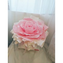 효정Flower 에바폼 장미 자이언트 대형꽃다발, 핑크 소