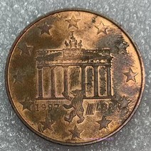 1997 독일 1.5유로 유럽 기념 주화 오래된 청동 주화 1개 기념주화 행운의 상징 특이한 선물