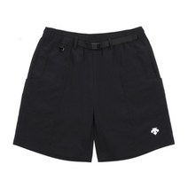 [데상트] 반바지 KQF SM221UHP61-BLK 웨빙벨트 5부 쇼츠
