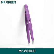 MR.GREEN-눈썹 트위저 다채로운 헤어 뷰티 미세 헤어풀러 스테인레스 스틸 경사 눈썹 클립 제거 메이크업 도구, 스페인, Mr-2168PR