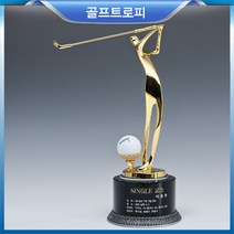골프트로피 싱글 홀인원 이글 언더파 이븐파 트로피 [ 사은품 증정 ] BK008 상패