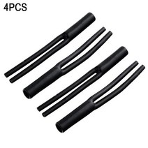 4pcs Soft Rubber Splitter Y Tube One Point Two 3.5 Pants Bifurcated Sleeve Audio Cable Line S R1j7, 01 A