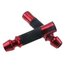 바이켓 오토바이 스로틀 핸들그립 튜닝 파츠, 레드