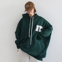 애플망고샵 빅사이즈 오버핏 엔와이씨 겨울 기모 롱후드(기모)
