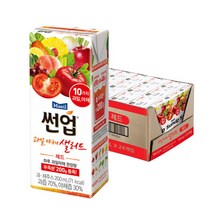 [매일유업] 썬업 과일야채샐러드 레드 200ML 24팩 /쥬스/주스/과즙/음료, 상세 설명 참조, 상세 설명 참조, 상세 설명 참조, 상세 설명 참조
