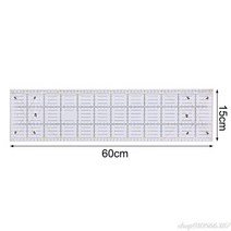 가죽 공예 독학 도구 칼 공구 304560 cm 퀼트 재봉 패치 워크 눈금자 절단 투명, 60CM