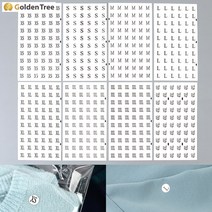 골든트리 원형 사이즈 스티커 60P 10장 1세트 사이즈표기 의류 옷스티커, XXXL 10장 1세트