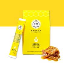 자연에서 온 100% 국내산 천연 아카시아 꿀스틱 자연산 천연벌꿀 미니스틱 10포, 1세트
