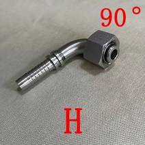 유압 피팅 메트릭 M10-M42 스레드 콘 호스 엔드 오일 파이프 커넥터 홀드 유형 튜브 고압, H bend_8MM to M18x1.5