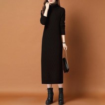 르엠마 피오라 터틀넥 폴라티 목티 목폴라 홈웨어 긴팔롱원피스 봄원피스 임부복 롱원피스 가을원피스 니트원피스