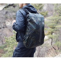 여행 등산 가벼운 접이식 폴딩백팩 자전거 캠핑 피크닉 가방, 카모브라운